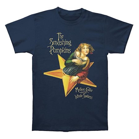 The Smashing Pumpkins Mellon Collie Marinblå T-shirt