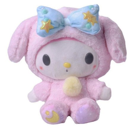 Sanrio Serie Tegneserie Vedhæng 23cm Melody Plysdukke Legetøjsgave