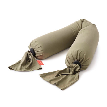 bbhugme Pregnancy Pillow, Dusty Olive/Black, 1 stk.