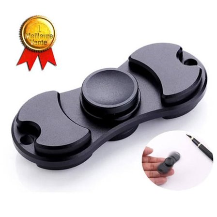 TD Fidget Spinner Toy Aluminiumlegering-Hand Spinner, Hand Spinner Anti Stress, Decompression Black- Vuxen- och barnpresenter