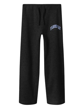 name it Nkfliona Sweat Wide Pant Bru - Black - 122