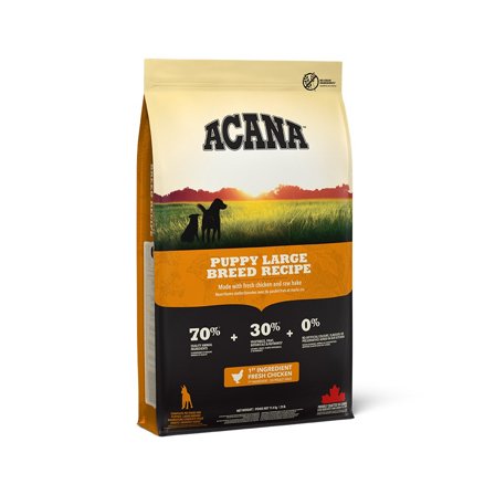 Acana Cane Puppy Large Breed Crocchette Pollame e Passera del