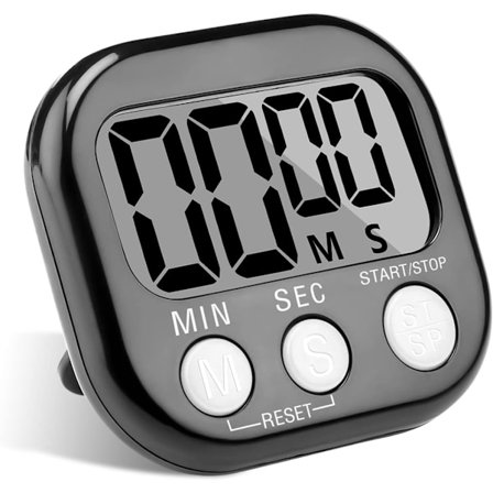 Timer Magnetisk, Digital Timer med Hög Alarm för Barn, Tid Timer med Stativ för Studie, Arbete, Träning, Matlagning