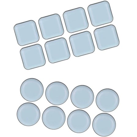 16 st möbelglidare, självhäftande teflon, teflonunderlägg, teflonunderlägg för att enkelt flytta tunga möbler, används i stolar, soffor, skrivbord, 
