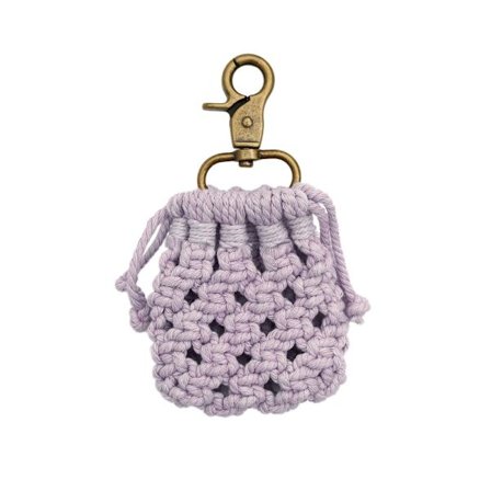 Mesh Pocket Headphone Cover Hörlurar Cover LILA