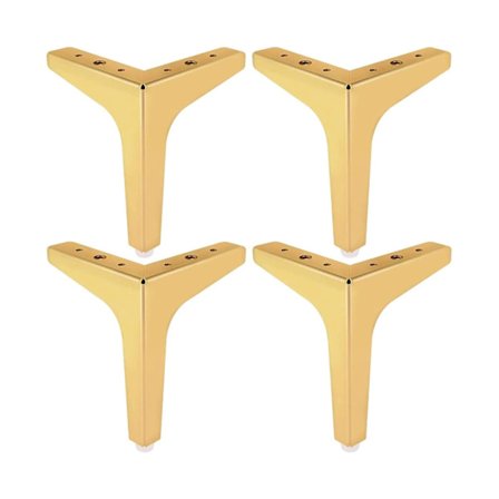 Metalltrekantede sofaben