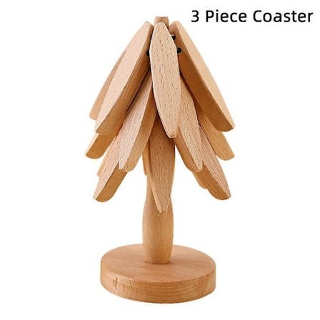 Tredeksel, vaskbart, rivebestandig, dekorativt underlag for spisebord (LGL) Trefarge