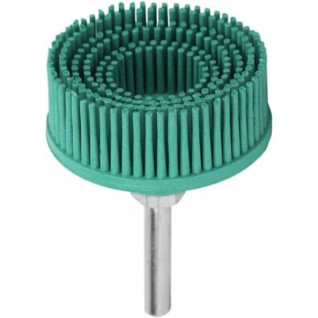 Gummislippborste Gummislippskiva Mörkgrön Borrmaskin för Rostborttagning av Grader Medium Gummislippskiva Verktyg 49x38x38 mm