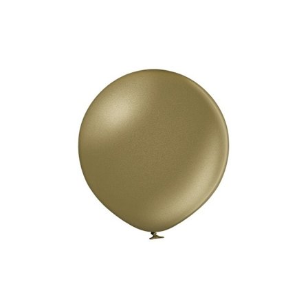 Belbal enfärgade ballonger One Size Metallic Almond