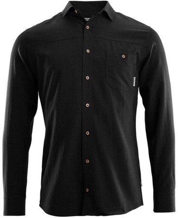 Aclima LeisureWool Woven Woolshirt Man Jet Black