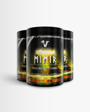 3 x Mimir – Nootropic - 375g - Viking Power - Mango