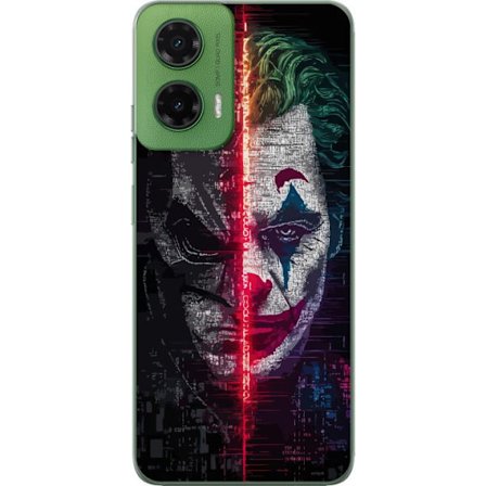 Kompatibelt Mobildeksel til Motorola Moto G35 DC Comics Batman Joker splitt ansiktet plakat Gotham skurker Dark Knight retrofilm helt mot skurk kunst