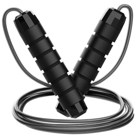 Adjustable Jump Rope, Tangle-Free Speed Rope for Exercise, Portable Non-Slip Handle, Skipping Rope for Men and Women
