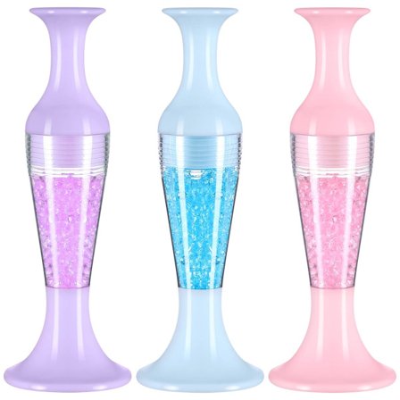 3 diamantkunst børster, diamantkunst pen i blomsterpotteform, spids diamant neglestempel til at skabe neglekunst