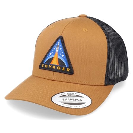 Iconic - Brown - trucker - Cap - Voyage Space Shuttles Patch Caramel/Black Trucker - Hatstore