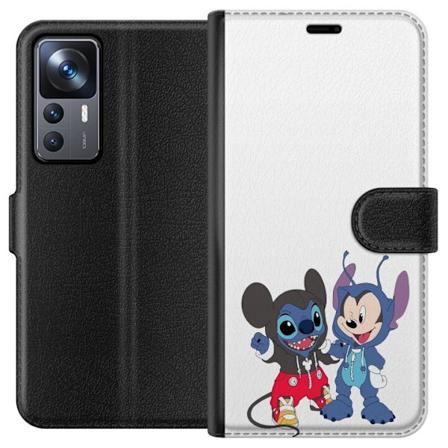 Xiaomi 12T Pro Lommeboketui Stitch Mikke Mus