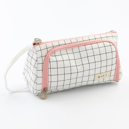 Skole Blyantsæske Stor Kapacitet Lærred Blyant Opbevaring Etui Pen