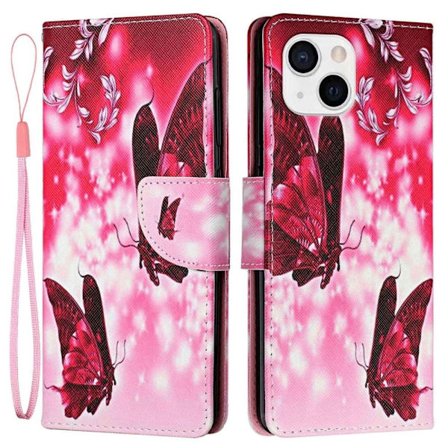 Wonderland iPhone 14 Plus fodral -Röd