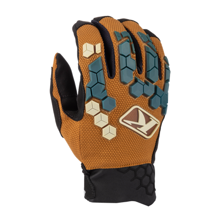 Crosshandschoenen Klim Dakar Gouden Bruin/Petrol XXXL