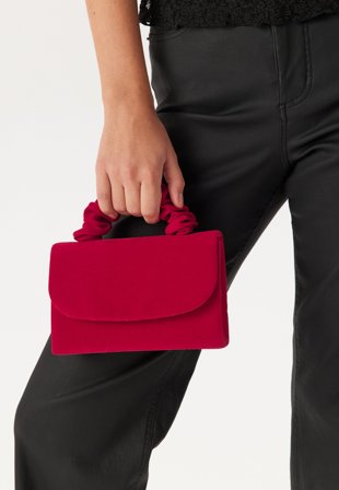 BUBBLEROOM Scrunchie Small Bag Red Onesize