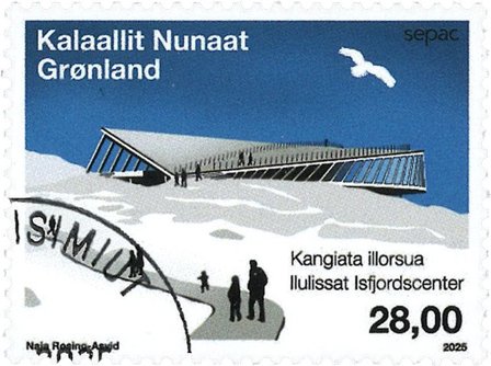 Grønland - SEPAC 2025 Arkitektur - Stemplet frimærke