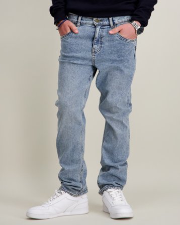 Calvin Klein SKATER VISUAL BLUE CF Blauw Jeans Jongens - Kids Brand Store