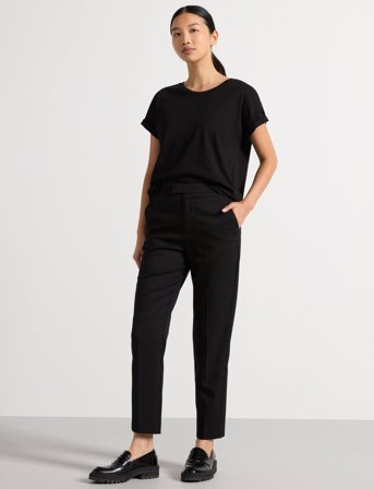 Lindex Trousers Polly - Black - 50