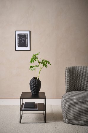 Jotex - Sidebord 35x35 Cm Black mdf / metall - KLEVE - Kjøp Sidebord & småbord hos Jotex