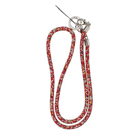 80cm hanging neck masonry mobile phone rope red color