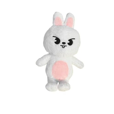 Stray Kids Pehmolelu 50cm | K-Pop Idol Pehmeä Täytetty Lelu Lahja*SKZ Valkoinen Kani*