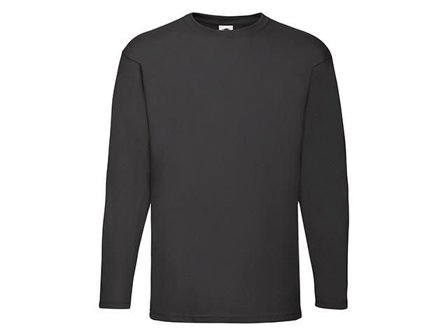 FRUIT OF THE LOOM Långärmad T-shirt svart 3XL - Lyreco - Yrkeskläder - T-shirts och toppar - T-shirts