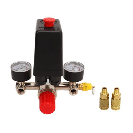 Ilmakompressorin painekytkimen ohjausventtiilisarja US-tyyli 3 in 1 messinkiliitäntä
