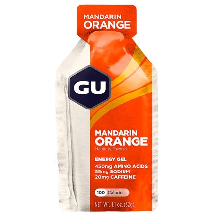 GU Mandarin Orange Gel Mandarin Orange 32 g, Sport & Velvære, Protein & Energi, Energigel