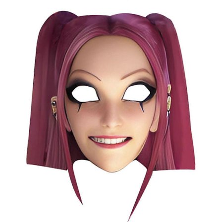 Kompatibel med Flickor KPop Demon Hunter Rumi Zoey Mira Halloween Party Kostym Hår Parykk Maske_Billige gaver One size for 3-14 år One size for 3-14 