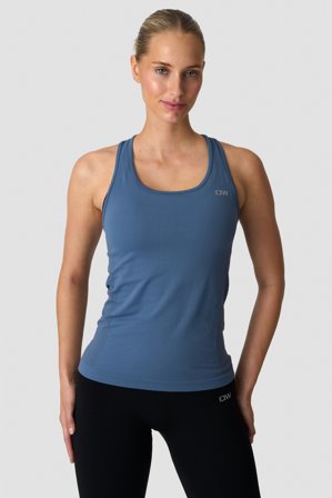 ICANIWILL - Define Seamless Tank Top Dusty Twilight Blue - Naiset - Treenivaatteet ICIW:ltä