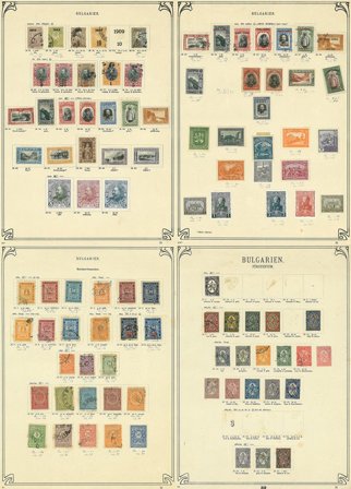 Bulgarien - Samling på 6 fortryksblade