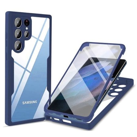Samsung Galaxy S23 Ultra 360 Case with Screen Protector - Blue