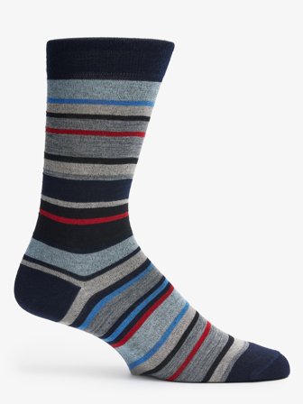 John Henric Men's Blue Socks Lugo Size 39-42
