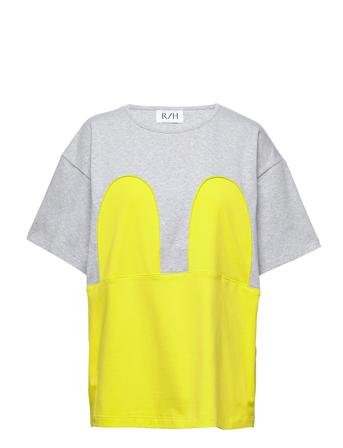 Mickey Short Loose Tee T-shirts & Tops Sleeveless Multi/mønstret R/H Studio