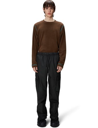 Rains Cargo Rain Pants Regular W3 - Black - S