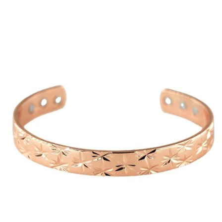 Magnetisk koppararmband Magnetisk kopparmanschett Magnetisk koppar