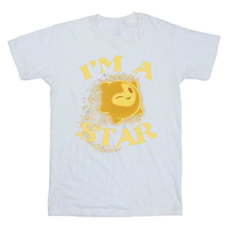 Wish Girls I ́m A Star Bomulls T-shirt 5-6 År Vit
