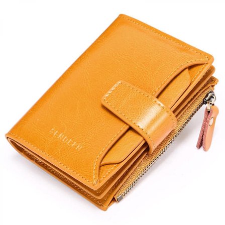 Smart Anti-theft Gps Vertical Men's Women's Wallet Slim Tri-fold Cowhide Leather Men's Uk Multi Card Sleeve And Card Holder, Wallet With Rfid Blocking