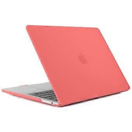 Laptop Frostet Tekstur PC Beskyttelsesdeksel for MacBook Pro 15.4 tommer A1707 (2016 - 2017) (Korallrød)