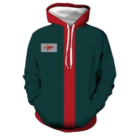 Spider Miles Morales Jacka Cosplay Kostymer För Vuxna Hooded Hoodies Kappa Byxor Plus Storlek 3d Sweatshirts