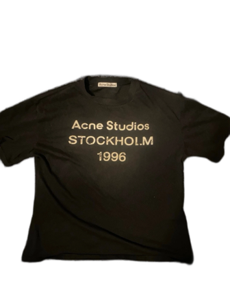 Svart Acne Studios t-shirt Stockholm