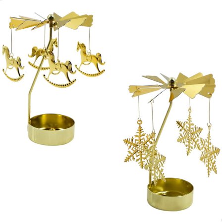 2 st Tealight Holder, Tealight Holder - Roterande Ljusstake