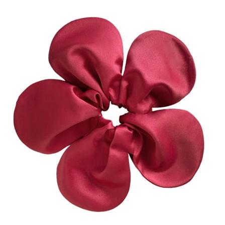 Kvinnor stor blomma hår cirkel flicka pannband Wine Red