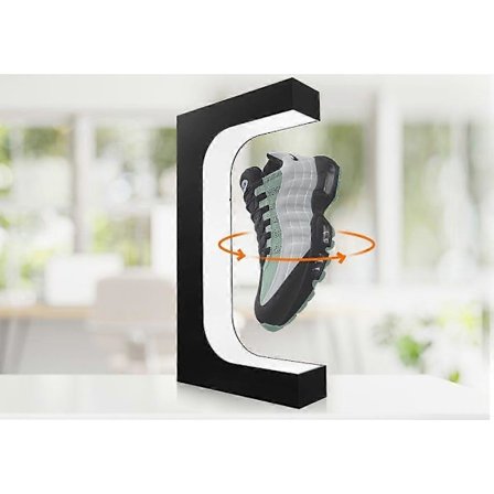 Magnetisk Leviterende Sko Display Lampe Stand