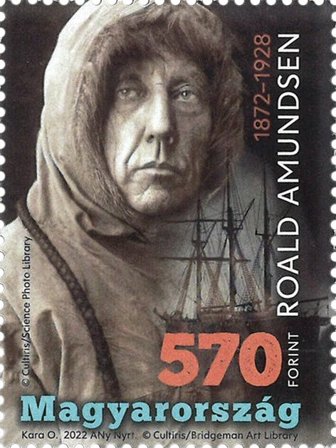 Ungarn - Roald Amundsen - Postfrisk frimærke